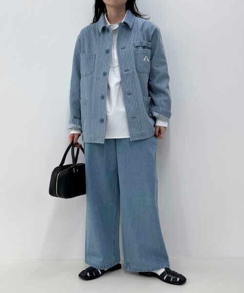 GEVACO（ゲバコ）の「【GEVACO/ゲバコ】《セットアップ対応》カバーオールジャケット（カバーオール・レディース・ブルー系その他2/ブルー系その他・38）」の21枚目の写真