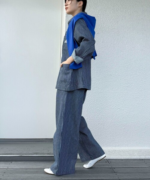 GEVACO（ゲバコ）の「【GEVACO/ゲバコ】《セットアップ対応》カバーオールジャケット（カバーオール・レディース・ブルー系その他2/ブルー系その他・38）」の6枚目の写真