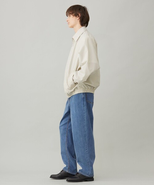 UNFILO（アンフィーロ）の「コットンライク ブルゾン（ブルゾン・メンズ・ベージュ系3/ブルー系1・X-LARGE/LARGE/SMALL/MEDIUM）」の8枚目の写真