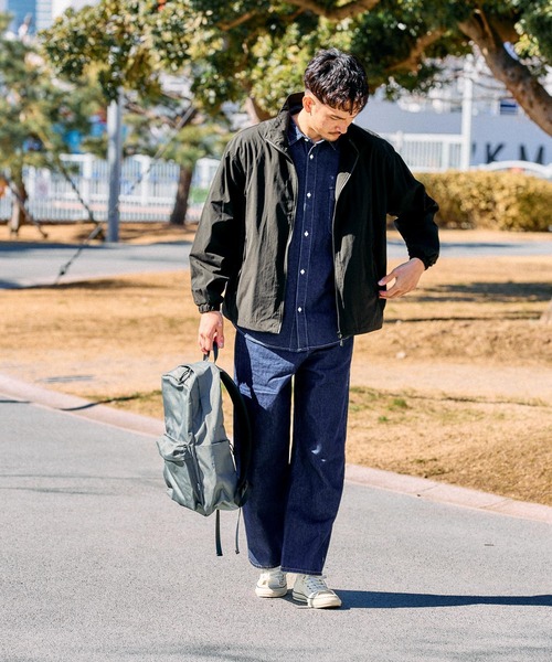 FOUND GOOD(ファウンドグッド)の「スタンドカラーブルゾン(ブルゾン・メンズ・ブラック/ネイビー/グレー系4・M/L/XL)」の6枚目の写真