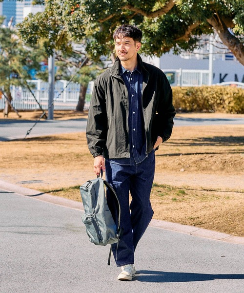 FOUND GOOD(ファウンドグッド)の「スタンドカラーブルゾン(ブルゾン・メンズ・ブラック/ネイビー/グレー系4・M/L/XL)」の7枚目の写真