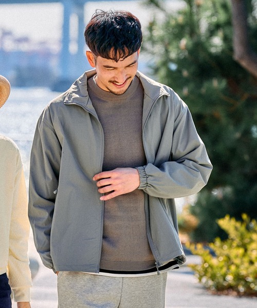 FOUND GOOD(ファウンドグッド)の「スタンドカラーブルゾン(ブルゾン・メンズ・ブラック/ネイビー/グレー系4・M/L/XL)」の11枚目の写真