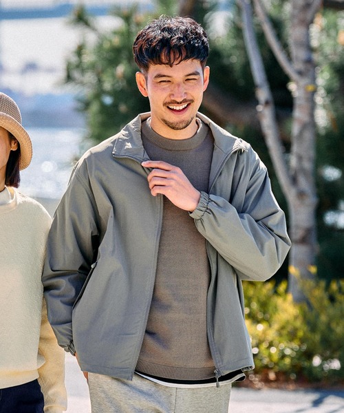 FOUND GOOD(ファウンドグッド)の「スタンドカラーブルゾン(ブルゾン・メンズ・ブラック/ネイビー/グレー系4・M/L/XL)」の12枚目の写真