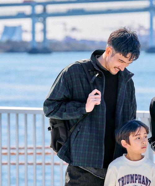 FOUND GOOD(ファウンドグッド)の「スタンドカラーブルゾン(ブルゾン・メンズ・ブラック/ネイビー/グレー系4・M/L/XL)」の16枚目の写真