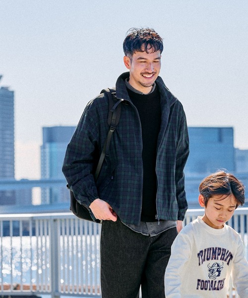 FOUND GOOD(ファウンドグッド)の「スタンドカラーブルゾン(ブルゾン・メンズ・ブラック/ネイビー/グレー系4・M/L/XL)」の17枚目の写真