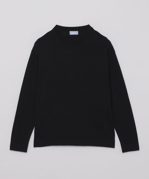 MACKINTOSH PHILOSOPHY（ﾏｯｷﾝﾄｯｼｭ ﾌｨﾛｿﾌｨｰ）の「GREY LABEL ファインコットンニットプルオーバー（Tシャツ/カットソー・レディース・ブラック/グリーン/オレンジ/チャコールグレー・6/2）」の2枚目の写真