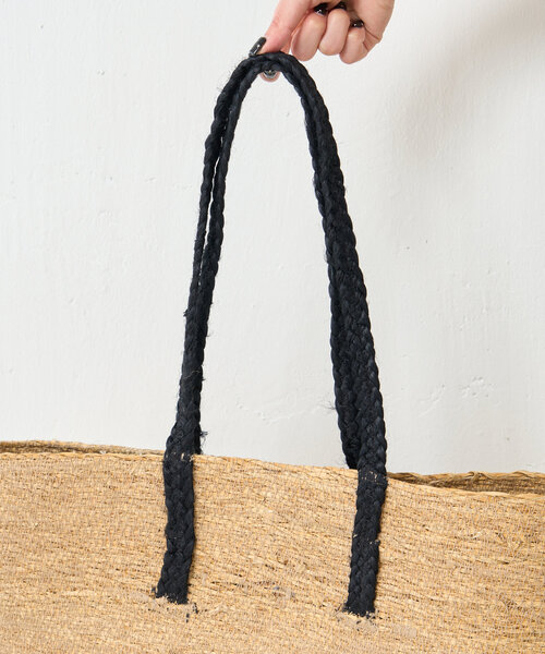 Jena espace merveilleux（ジェナ　エスパスメルヴェイユ）の「バイカラージュートバッグ（トートバッグ・レディース・オフホワイト/ブラック・FREE）」の10枚目の写真