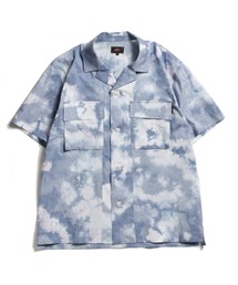 Tie-dye Open Collar Shirt