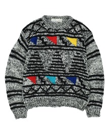 【ヴィンテージ古着】90’s CLUB internathional メランジニット