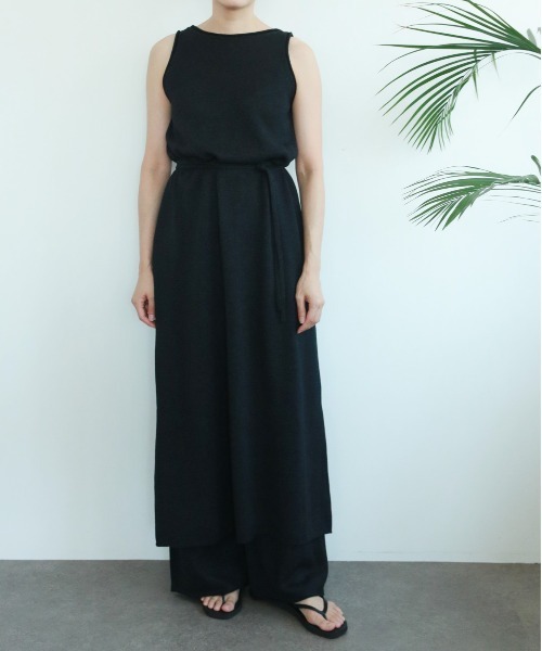 WALANCE（ワランス）の「paper knit dress（ワンピース・レディース・アイボリー/ブラック/ブラウン・FREE）」の20枚目の写真