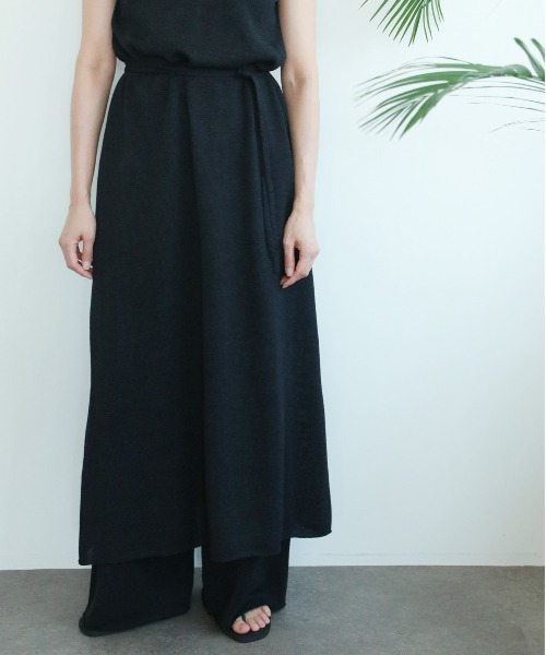 WALANCE（ワランス）の「paper knit dress（ワンピース・レディース・アイボリー/ブラック/ブラウン・FREE）」の22枚目の写真