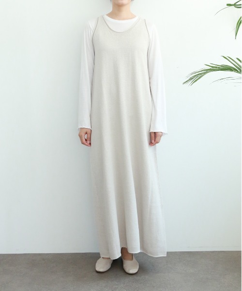 極美品 ワランス WALANCE COTTON GAUZE DRESSワンピース WALANCE ワンピース 「WALANCE/ワランス」別注 COTTON GAUZE
