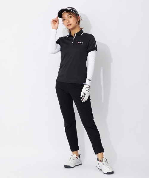 FILA GOLF(フィラゴルフ )の「【FILA GOLF/フィラゴルフ】レディースストレッチロングパンツ ゴルフ(その他パンツ・レディース・ブラック/ベージュ/ネイビー・MEDIUM/LARGE/X-LARGE)」の4枚目の写真