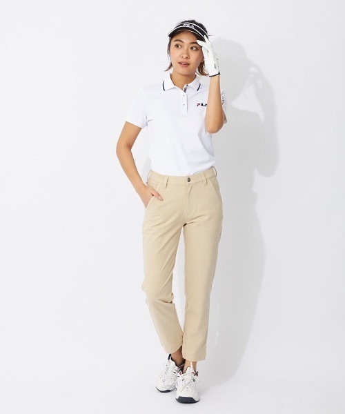 FILA GOLF(フィラゴルフ )の「【FILA GOLF/フィラゴルフ】レディースストレッチロングパンツ ゴルフ(その他パンツ・レディース・ブラック/ベージュ/ネイビー・MEDIUM/LARGE/X-LARGE)」の13枚目の写真