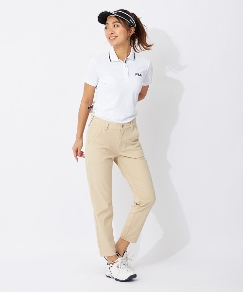 FILA GOLF(フィラゴルフ )の「【FILA GOLF/フィラゴルフ】レディースストレッチロングパンツ ゴルフ(その他パンツ・レディース・ブラック/ベージュ/ネイビー・MEDIUM/LARGE/X-LARGE)」の14枚目の写真