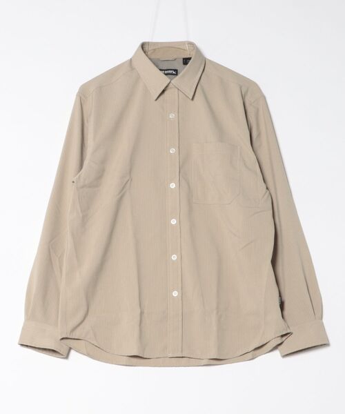 Eddie Bauer(エディーバウアー)の「パックイットテック シアサッカー 長袖シャツ(シャツ/ブラウス・メンズ・ダークオレンジ/ライトベージュ/ダークネイビー・M/XXL/XL/L)」の11枚目の写真