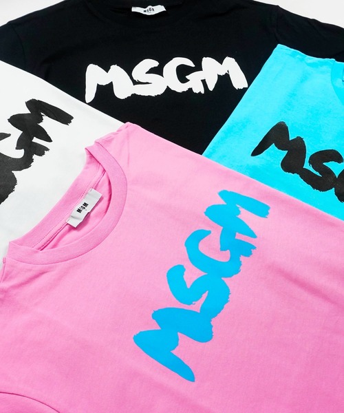 小物などお買い得な福袋 セール】NEWブラッシュストロークロゴTシャツ（Tシャツ トップス