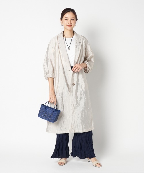 HELIOPOLE（エリオポール）の「SHINY SHEER LIGHT COAT（その他アウター・レディース・ベージュ/カーキ・36/38）」の16枚目の写真