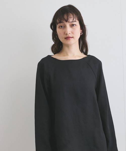 ketty(ケティ)の「リフラクスツイルプルブラウス≪手洗い可能≫(シャツ/ブラウス・レディース・カーキ/ブラック/ベージュ・M)」の5枚目の写真