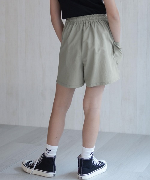 NAVY(ネイビー)の「NAVY SARARI カーゴキュロット【水陸両用ウェア】(その他パンツ・キッズ・オレンジ/カーキ系/ブラック・100/110/120/130/140/150/160)」の4枚目の写真