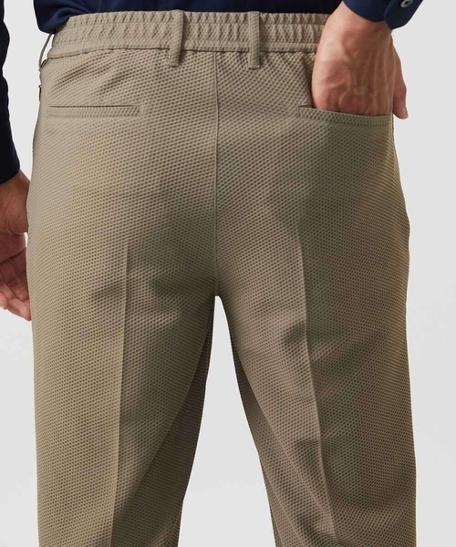 MICHEL KLEIN HOMME (ミッシェルクランオム)の「ワンタックイージースラックスパンツ セットアップ(スラックス・メンズ・ブラック/ベージュ/グレー・MEDIUM/LARGE/X-LARGE)」の7枚目の写真
