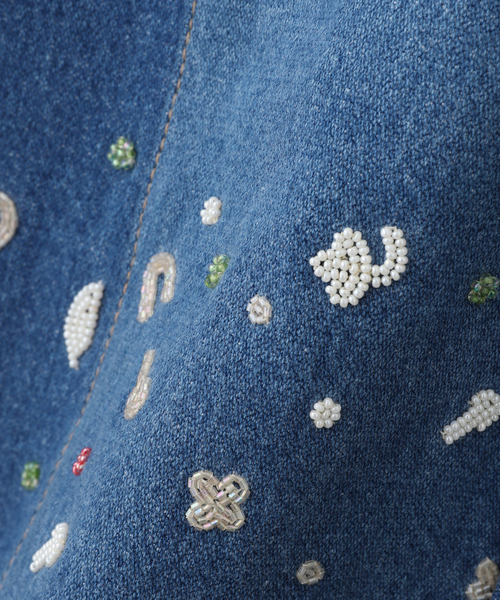 KARTIK RESEARCH (カルティック リサーチ) HAND EMBROIDERED WORK PANT