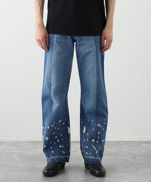 KARTIK RESEARCH (カルティック リサーチ) HAND EMBROIDERED WORK PANT