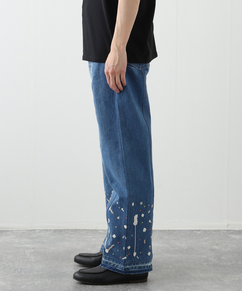 KARTIK RESEARCH (カルティック リサーチ) HAND EMBROIDERED WORK PANT