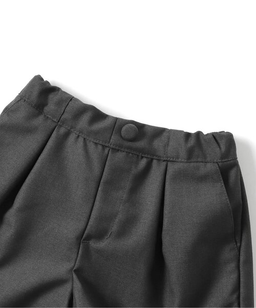 apres les cours（アプレレクール）の「【ジュニア対応】リボン刺繍タックハーフパンツ（その他パンツ・キッズ・ベージュ/チャコール・80/90/100/110/120/130/140）」の12枚目の写真