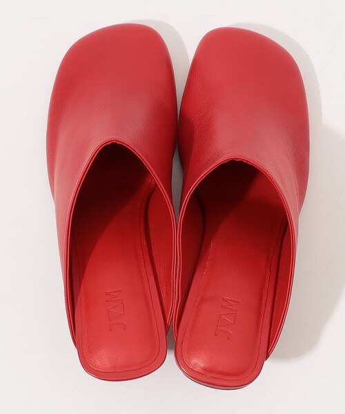 JVAM（ジェーヴィエーエム）の「JVAM DALI シリンダーヒール ミュール（サンダル・レディース・ブラック/レッド・38/36/37）」の4枚目の写真