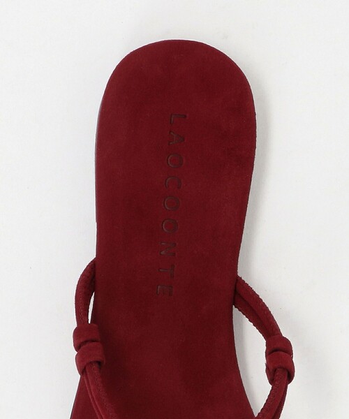 LAOCOONTE（ラオコンテ）の「＜LAOCOONTE＞THONG サンダル＜ Select by EMMEL REFINES ＞（サンダル・レディース・ダークブラウン/レッド・37/36/38）」の8枚目の写真