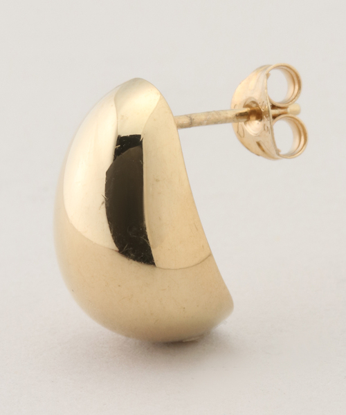 SAPIR BACHAR サピア バシャール GOLD HALF MOON HUGGIES 58001-00324