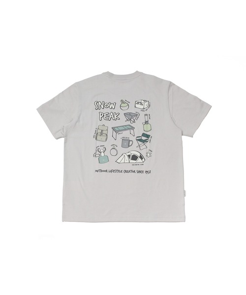SNOWPEAK■Aerocool Gear Short Sleeve■送料込 snow peak スノーピーク メンズ アウトドア 半袖Tシャツ