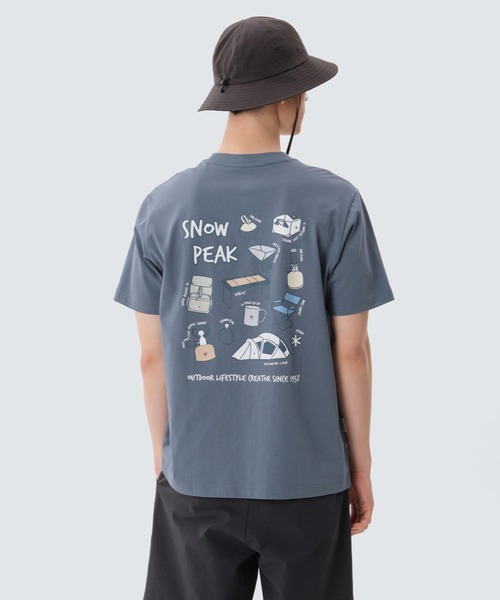SNOWPEAK■X Hershey] Graphic Short Sleeve■送料込 楽天市場】 スノーピーク(snow peak) ソフト コットン ロゴ
