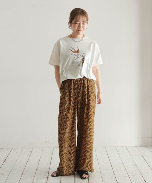 はぴライフ様　JSリーフイージーP ブラウン セール】リーフPT イージーパンツ（その他パンツ）｜NOMBRE