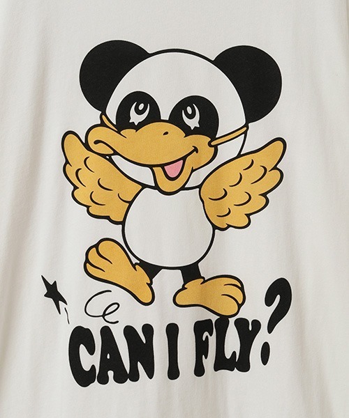 Candy Stripper（キャンディストリッパー）の「CANIFLY? BIG Tシャツ（Tシャツ/カットソー・レディース・ブラック/オフホワイト/レッド/ブルー・FREE）」の9枚目の写真