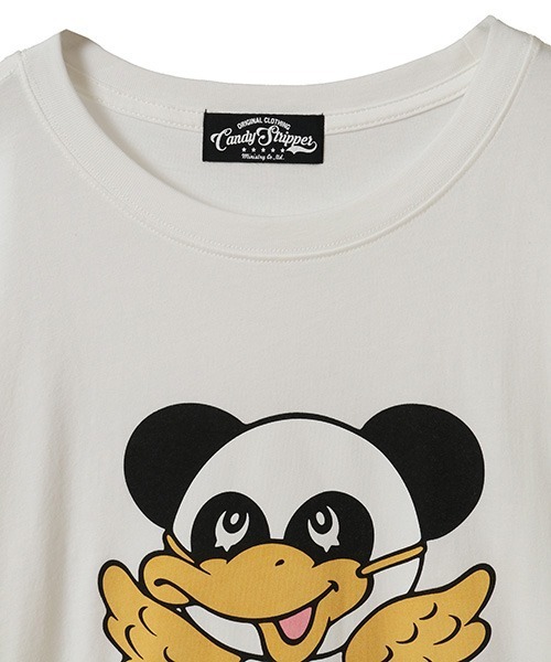 Candy Stripper（キャンディストリッパー）の「CANIFLY? BIG Tシャツ（Tシャツ/カットソー・レディース・ブラック/オフホワイト/レッド/ブルー・FREE）」の6枚目の写真