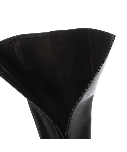 D'ICI(ディッシィ)の「スクエアトゥロングブーツ(ブーツ・レディース・ブラック・24cm/24.5cm/23cm/22.5cm)」の7枚目の写真