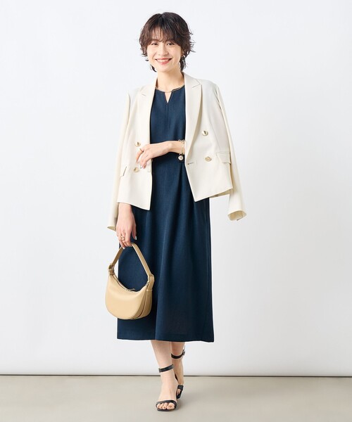 NOLLEY'S sophi リバーショールカラーショートコート　サイズ38 セール】ウォッシャブルショートジャケット（テーラード