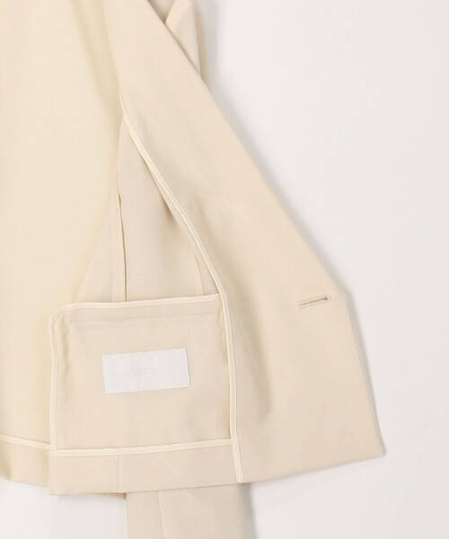 NOLLEY’S Sophi（ノーリーズソフィ）の「ウォッシャブルショートジャケット（テーラードジャケット・レディース・ネイビー/ベージュ・34/36/38）」の6枚目の写真