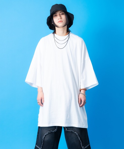 a.p.o.v.(エーピーオービー)の「a.p.o.v. モンスタービッグシルエットリバース生地Tシャツ(Tシャツ/カットソー・メンズ・ブラック/グレー/ホワイト・ONESIZE)」の2枚目の写真