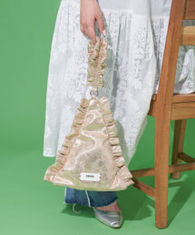 GRAIN | 【GRAIN/グレイン】メタリックトライアングル2WAYショルダーバッグ(ショルダーバッグ)