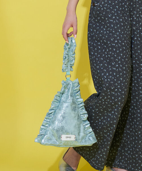 GRAIN(グレイン)の「【GRAIN/グレイン】メタリックトライアングル2WAYショルダーバッグ(ショルダーバッグ・レディース・ブルー/シルバー/ピンク・FREE)」の8枚目の写真