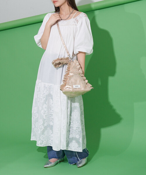 GRAIN(グレイン)の「【GRAIN/グレイン】メタリックトライアングル2WAYショルダーバッグ(ショルダーバッグ・レディース・ブルー/シルバー/ピンク・FREE)」の18枚目の写真