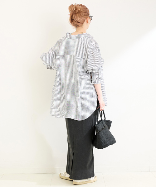 Champion(チャンピオン)の「Champion/チャンピオン 別注 ジャージロングスカート(スカート・レディース・ブラック/レッド/グレー/ブルー・FREE)」の7枚目の写真