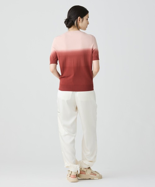 LACOSTE（ラコステ）の「グラデーションニットTシャツ（ニット/セーター・レディース・グリーン/ブラウン・36/38/34/40）」の13枚目の写真