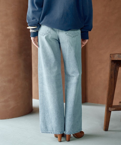 AUTHEN（オーセン）の「【AUTHEN】オーセン/ "LAUREL" ワイド デニムパンツ（デニムパンツ・レディース・ブルー・23inch/25inch/27inch）」の7枚目の写真