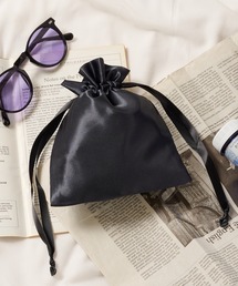 SETUP7（セットアップセブン）の「【SETUP7】サテンフリル巾着（S） TP-0031 TRW（ポーチ）」