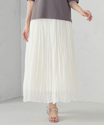 COMME CA ISM | シフォンジョーゼット クリンクルプリーツスカート(スカート)