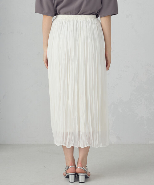 COMME CA ISM（コムサイズム）の「シフォンジョーゼット クリンクルプリーツスカート（スカート・レディース・ブラック/ブルー/ホワイト・FREE）」の20枚目の写真